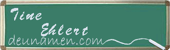 Tine Ehlert Visitenkarte